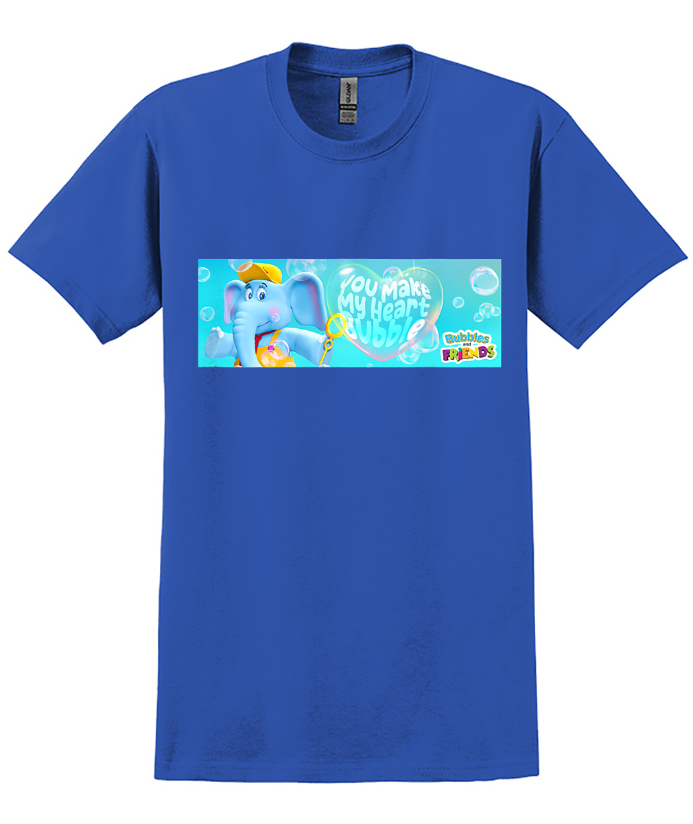 Bubbles and Friends Valentine Collection - Mens You make my heart Bubble