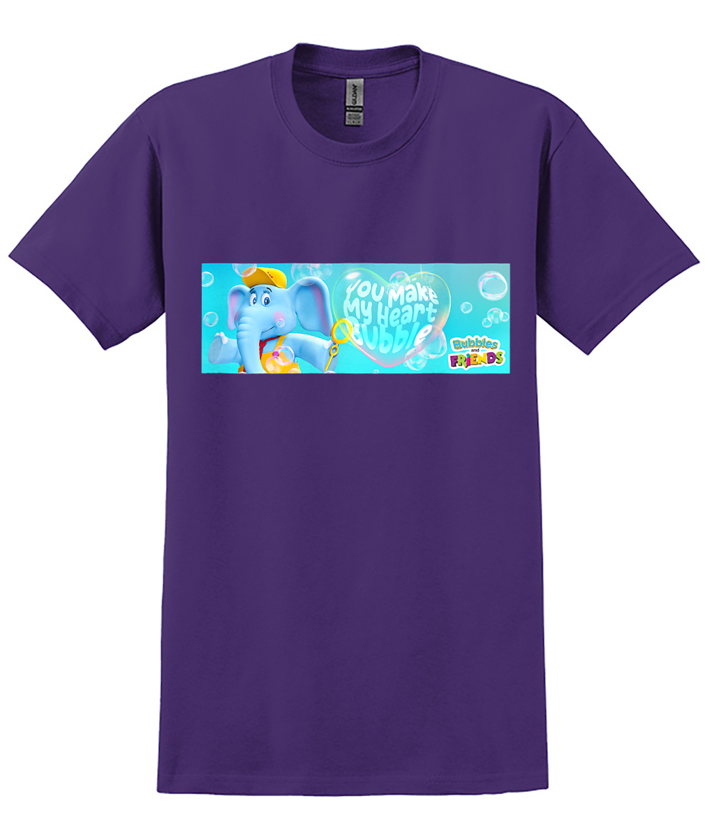 Bubbles and Friends Valentine Collection - Mens You make my heart Bubble