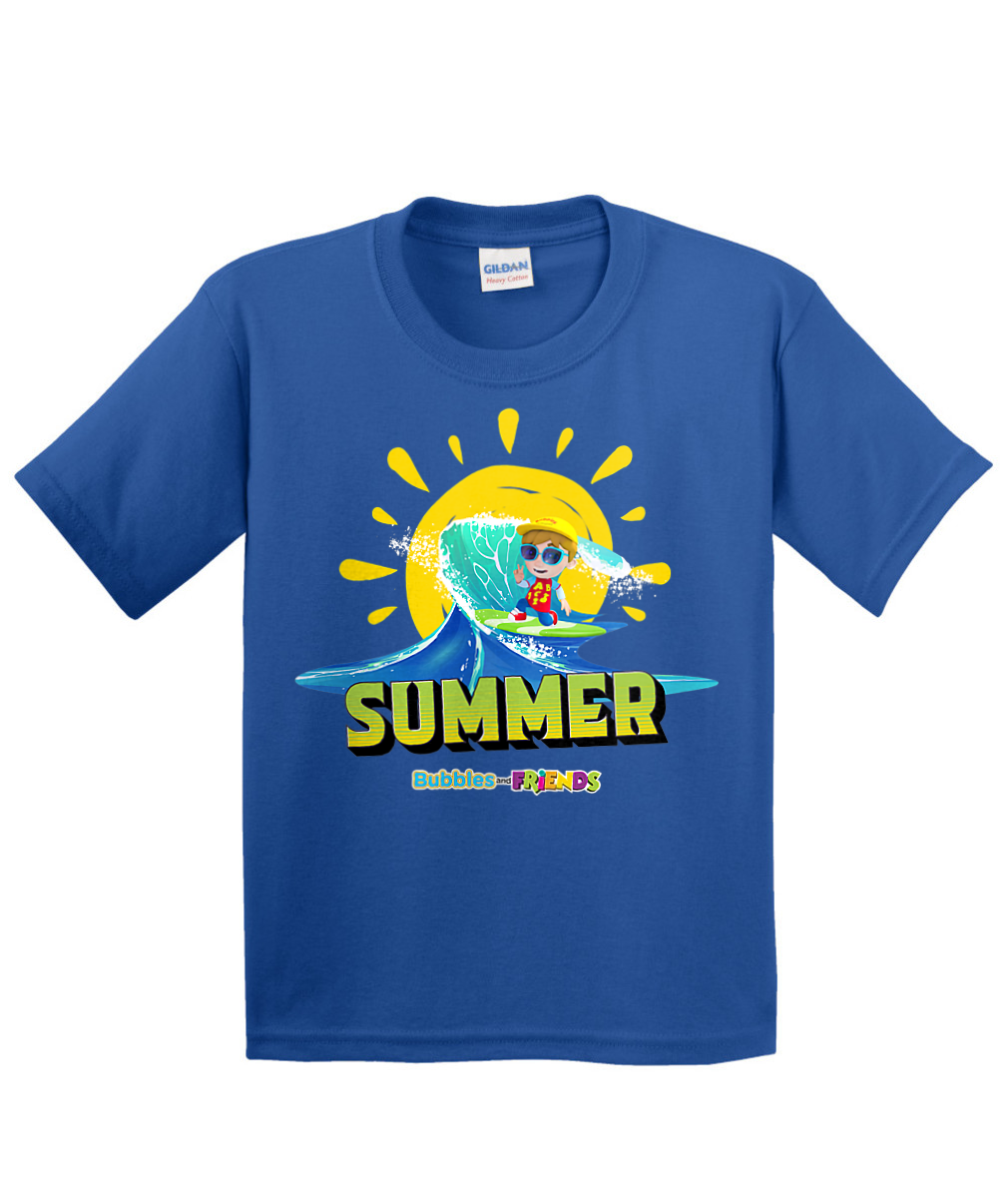 Bubbles and Friends - Summer Collection Braden Children T-Shirt