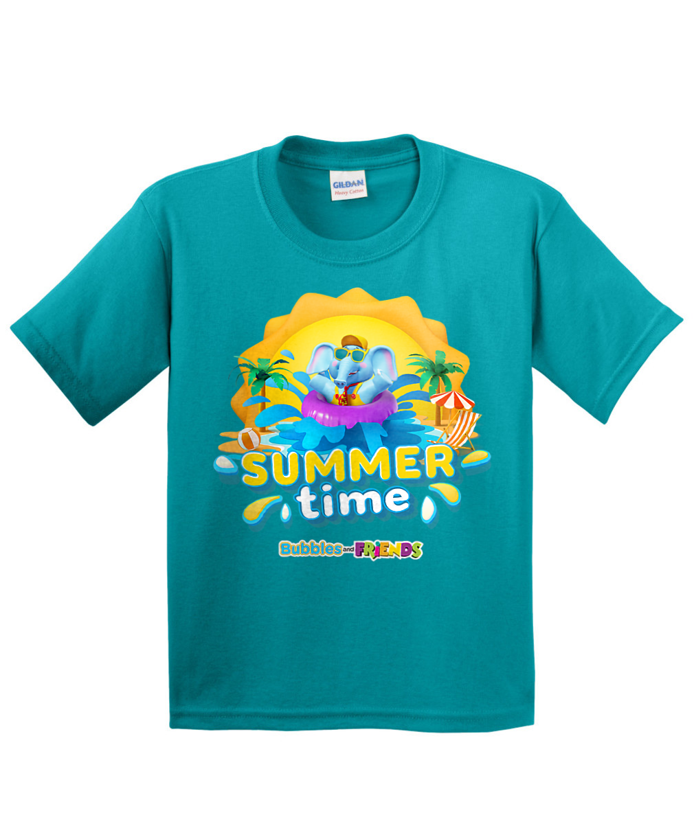 Bubbles and Friends - Summer Collection Summer Time Bubbles Children T-Shirt