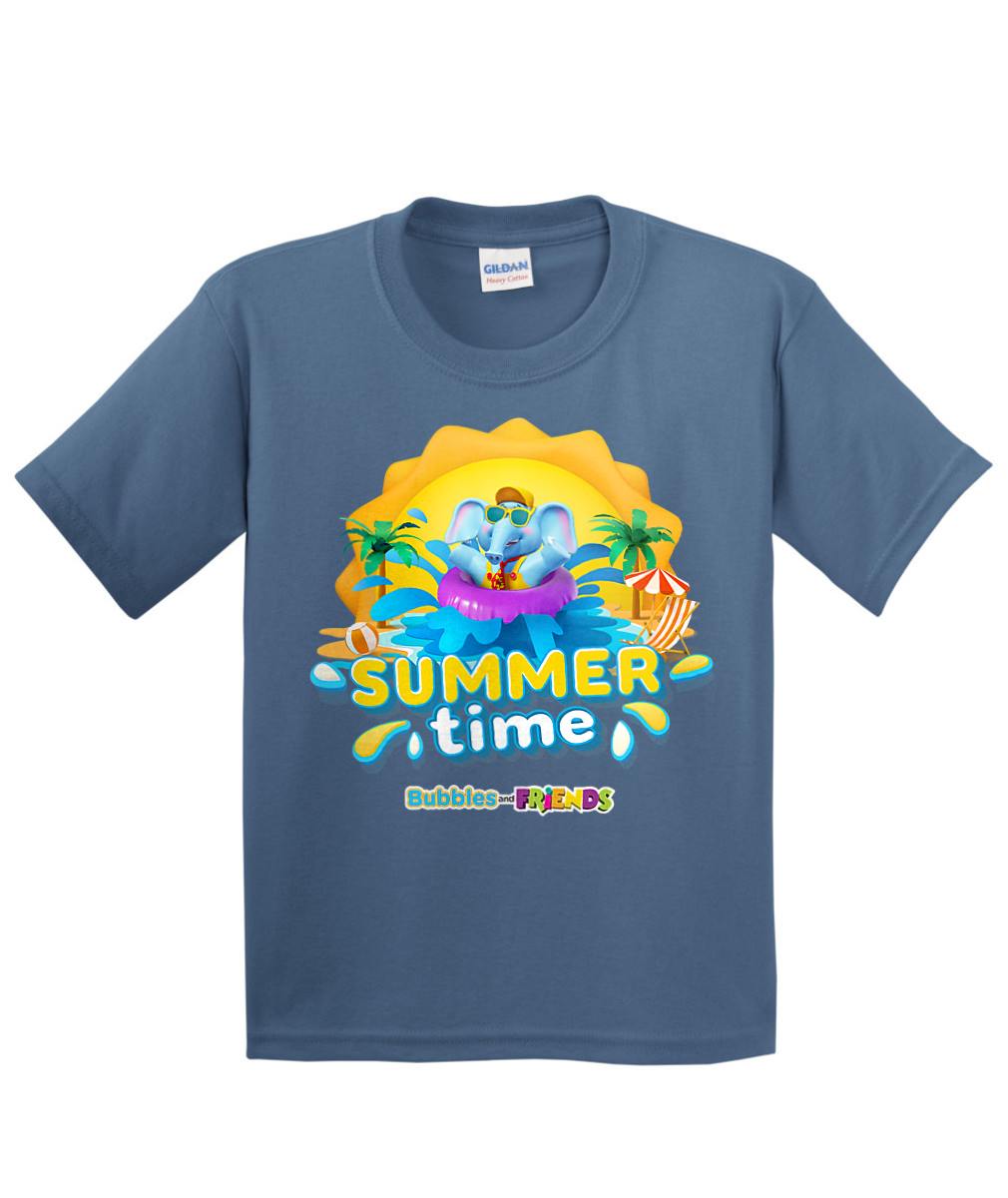 Bubbles and Friends - Summer Collection Summer Time Bubbles Children T-Shirt