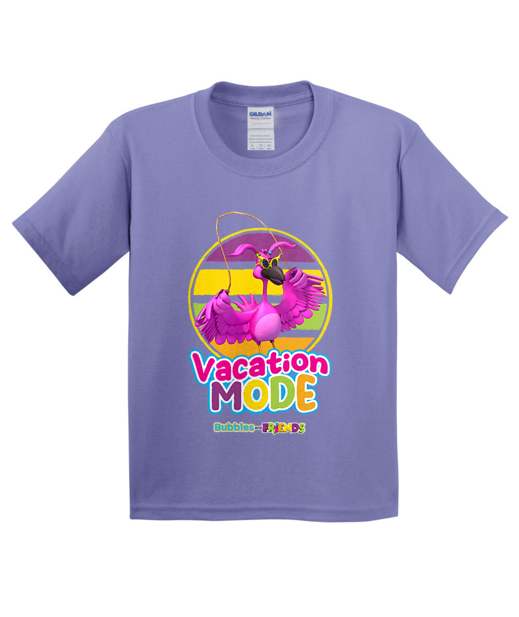 Bubbles and Friends - Summer Collection Vacation Flexi Children T-Shirt