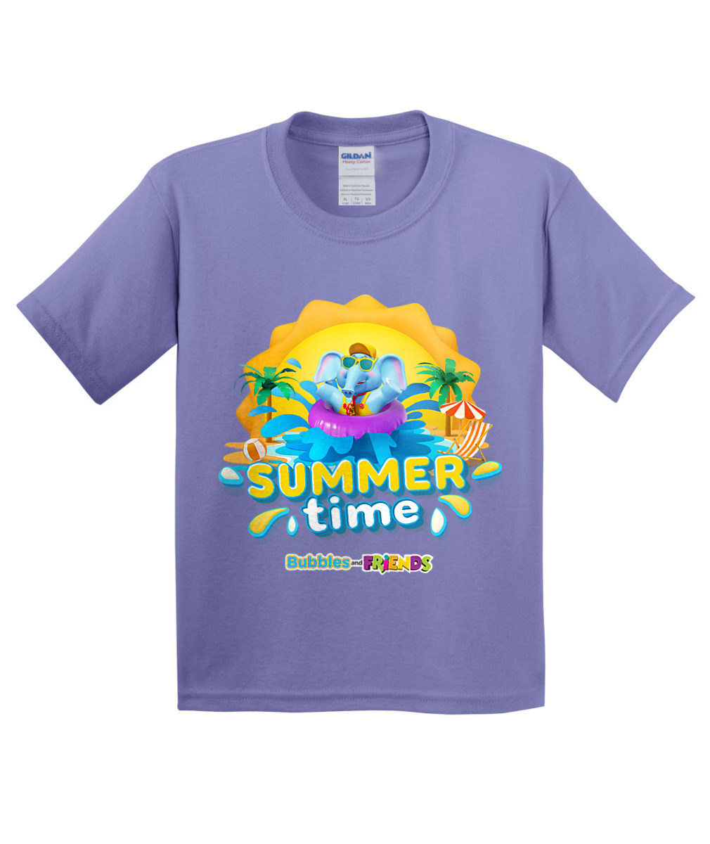 Bubbles and Friends - Summer Collection Summer Time Bubbles Children T-Shirt