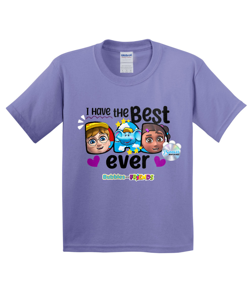 Bubbles and Friends - Father's Day Best Dad Ever Children T-Shirt