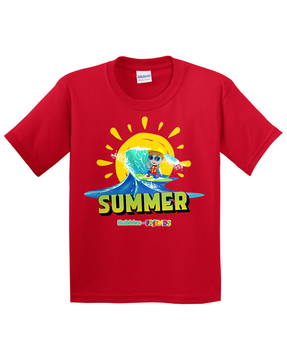 Bubbles and Friends - Summer Collection Braden Children T-Shirt