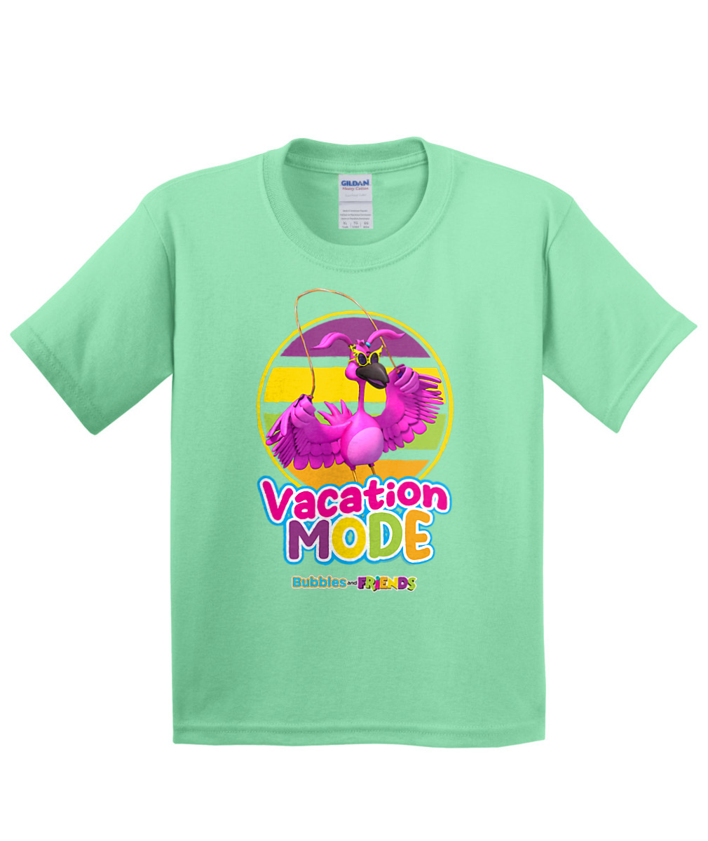 Bubbles and Friends - Summer Collection Vacation Flexi Children T-Shirt