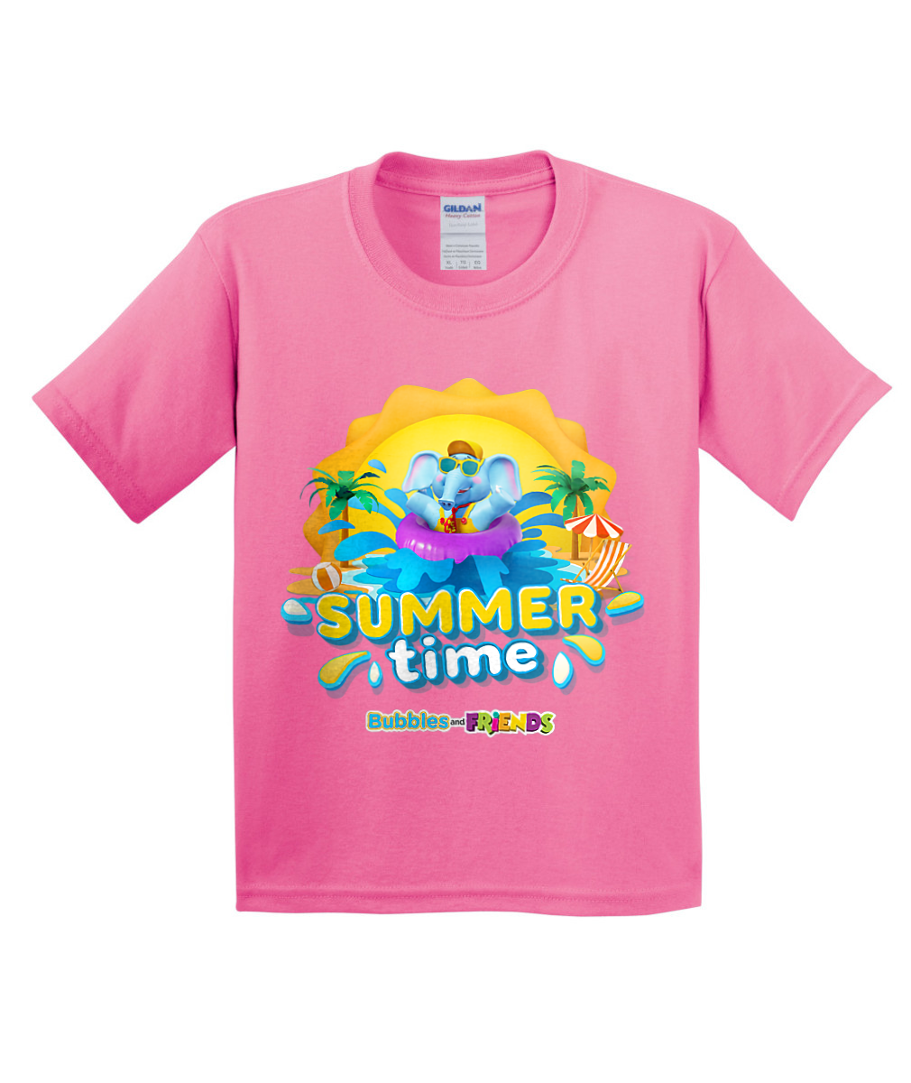 Bubbles and Friends - Summer Collection Summer Time Bubbles Children T-Shirt