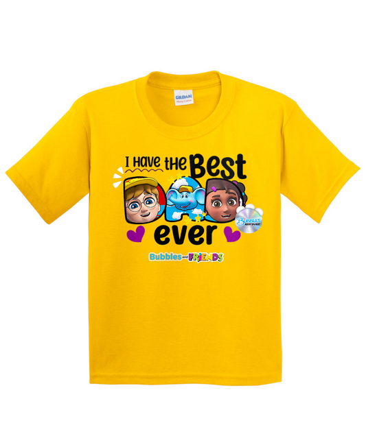 Bubbles and Friends - Father's Day Best Dad Ever Children T-Shirt