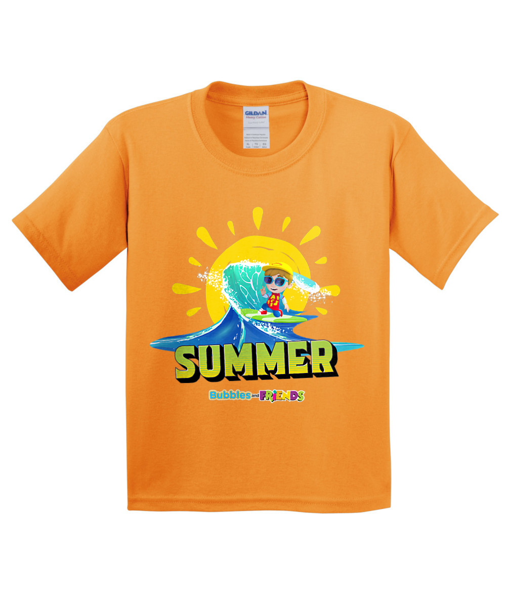 Bubbles and Friends - Summer Collection Braden Children T-Shirt