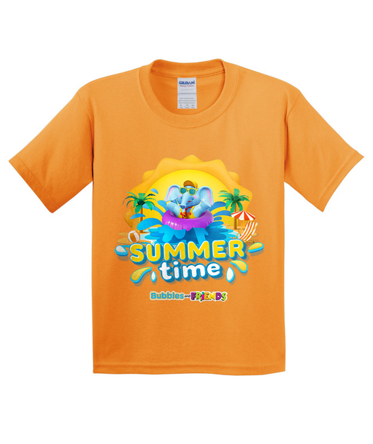 Bubbles and Friends - Summer Collection Summer Time Bubbles Children T-Shirt