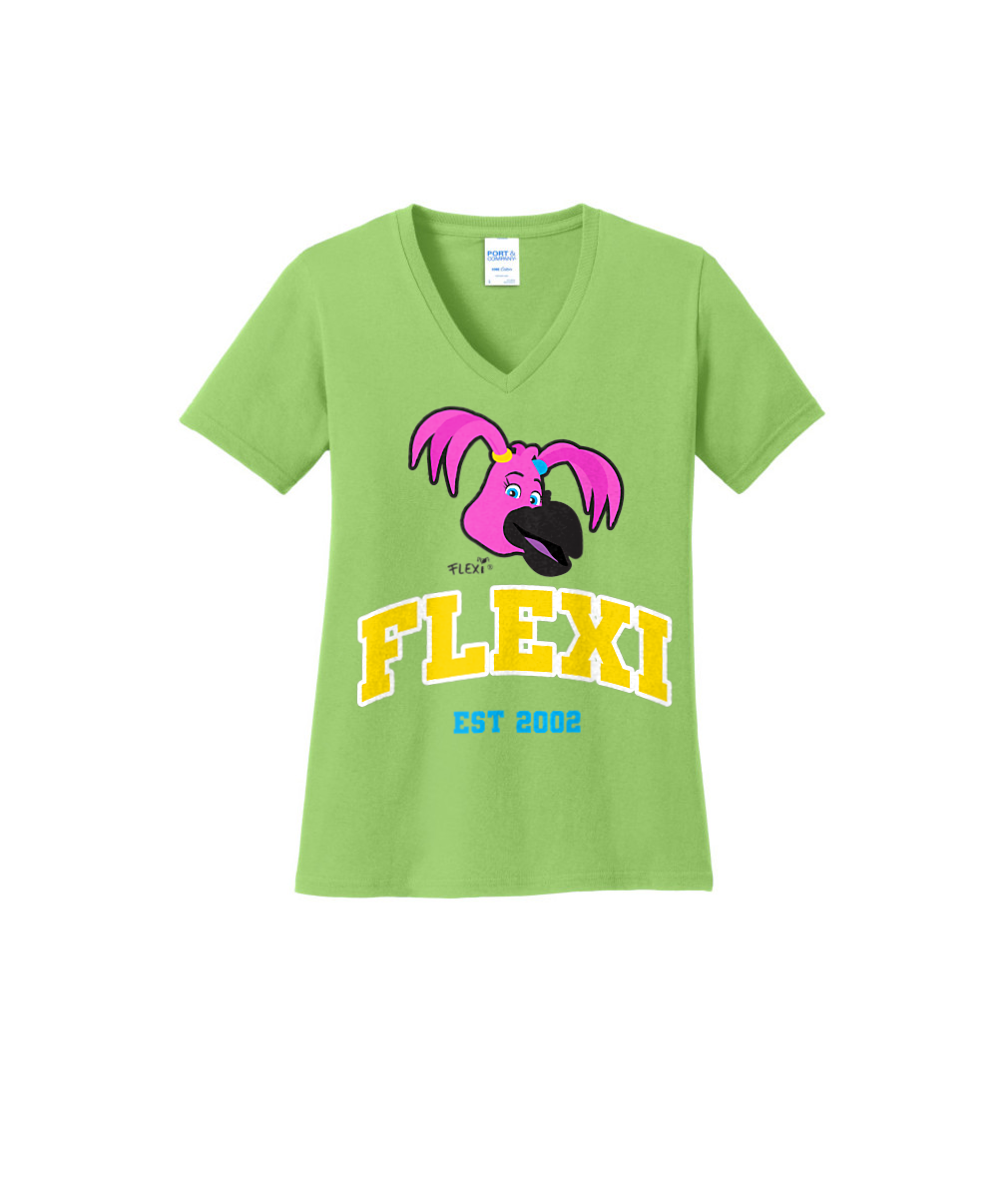 Bubbles and Friends - Flexi  Women V-Neck T-Shirt