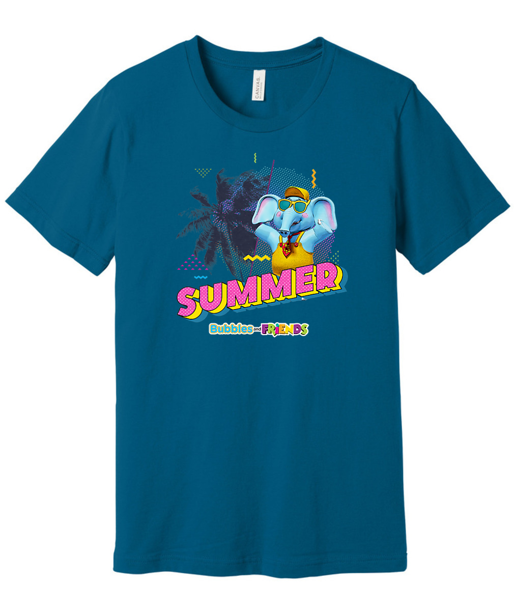 Bubbles and Friends - Summer Collection  Bubbles Adult T-Shirt