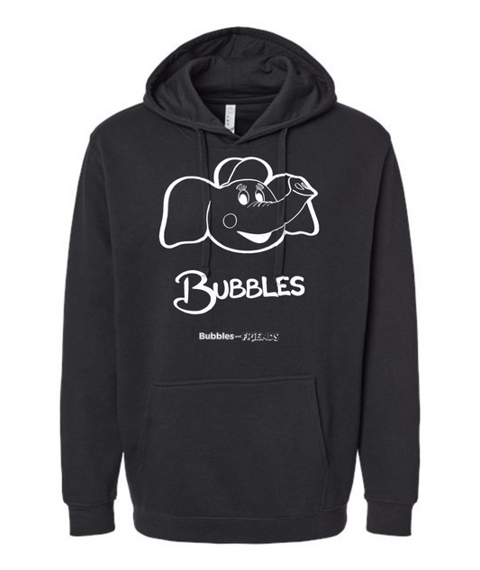 Bubbles and Friends Bubbles Outline Hoodie (White)
