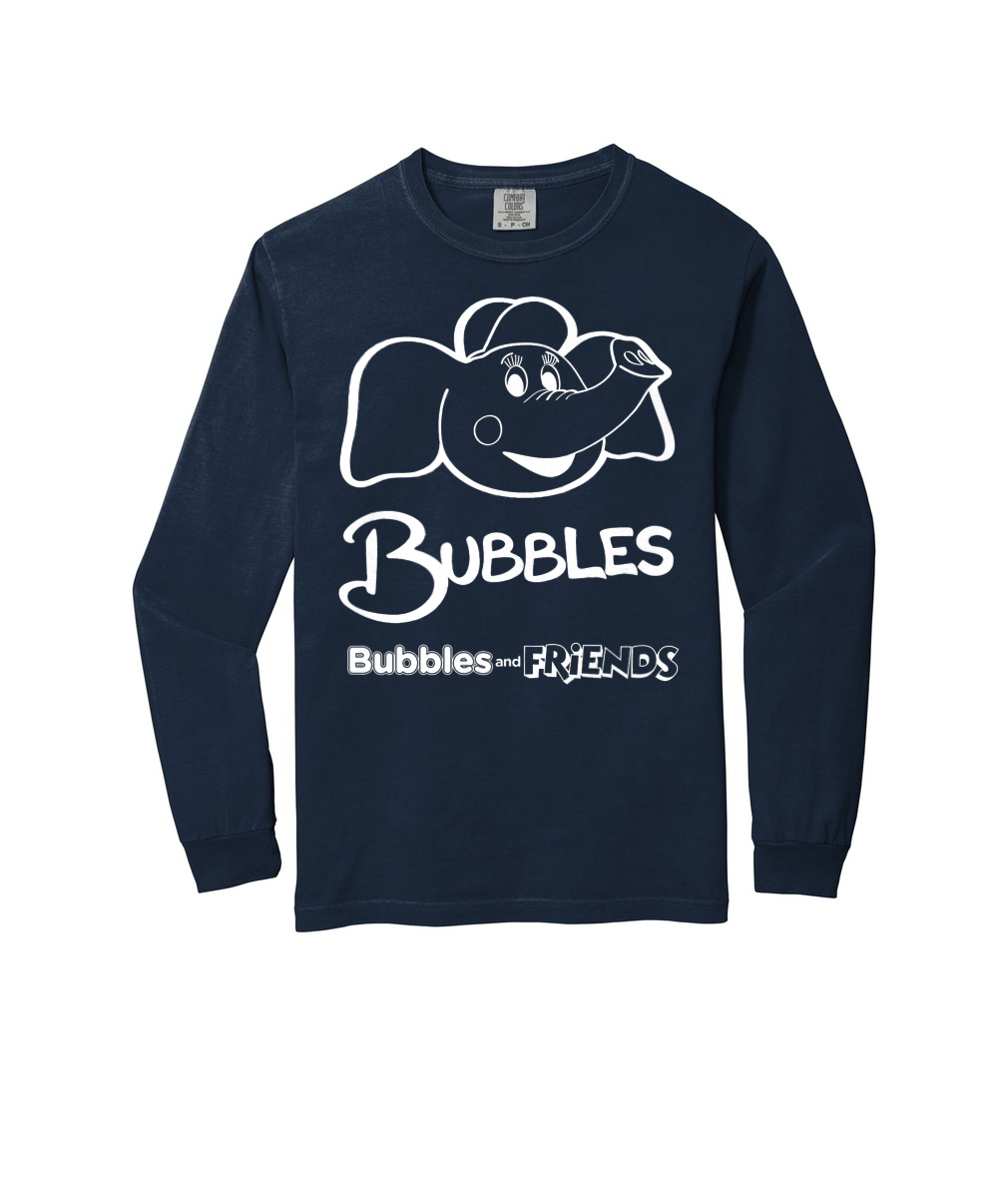 Bubbles and Friends Adult Bubbles Long-sleeve T-Shirt