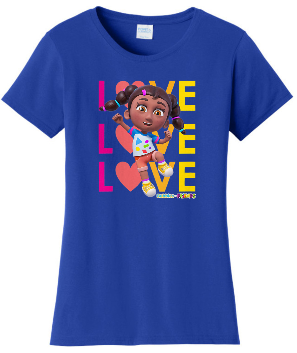 Bubbles and Friends Valentine Collection - Womens  Izzi Love