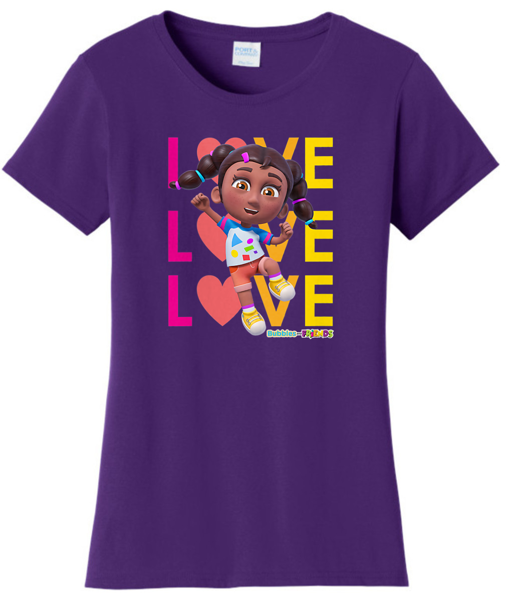 Bubbles and Friends Valentine Collection - Womens  Izzi Love