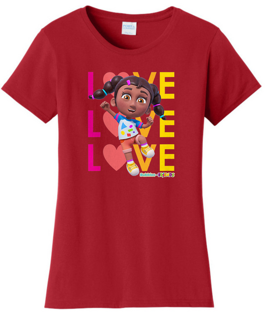 Bubbles and Friends Valentine Collection - Womens  Izzi Love