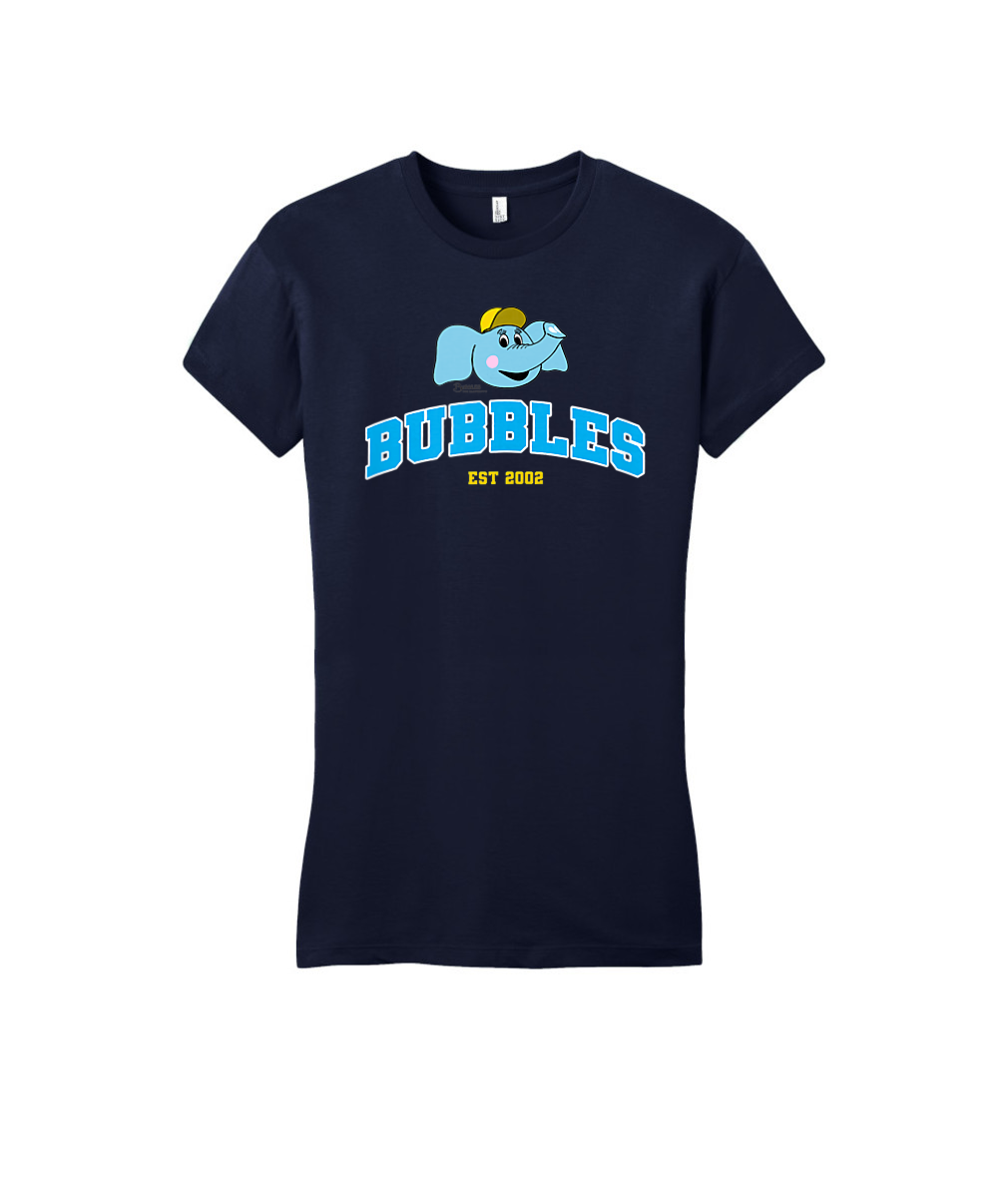 Bubbles and Friends - Bubbles Fitted Women  T-Shirt