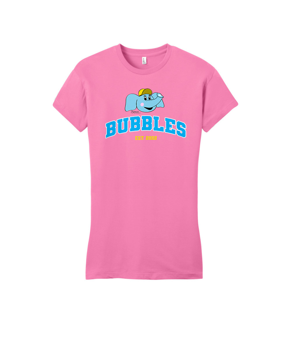 Bubbles and Friends - Bubbles Fitted Women  T-Shirt