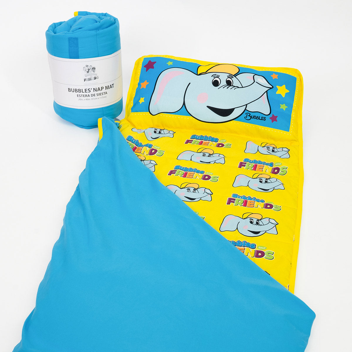 Bubbles and Friends Foldable Nap Mat