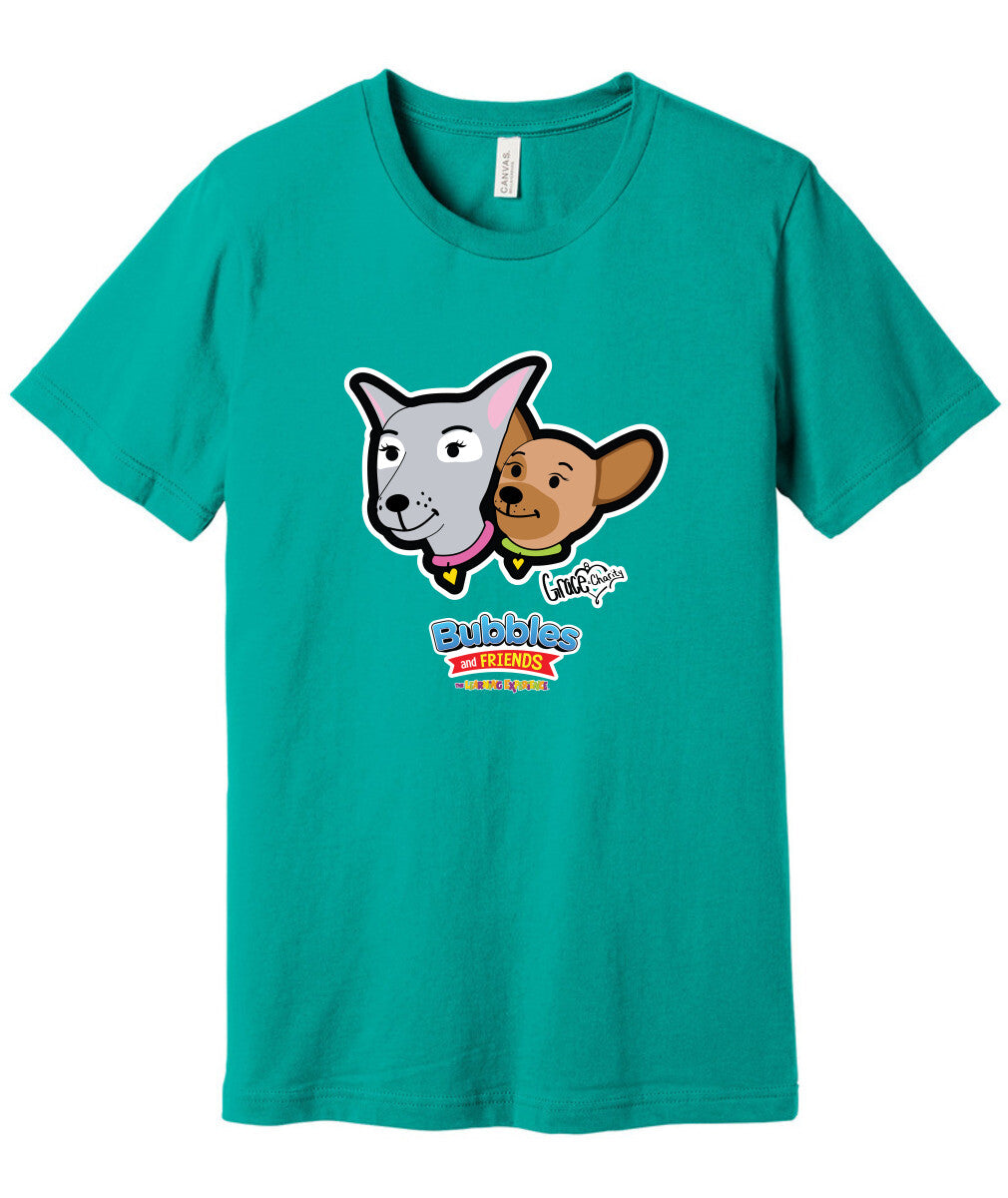 Bubbles & Friends- Friends from Happyville Grace & Charity Unisex Tee