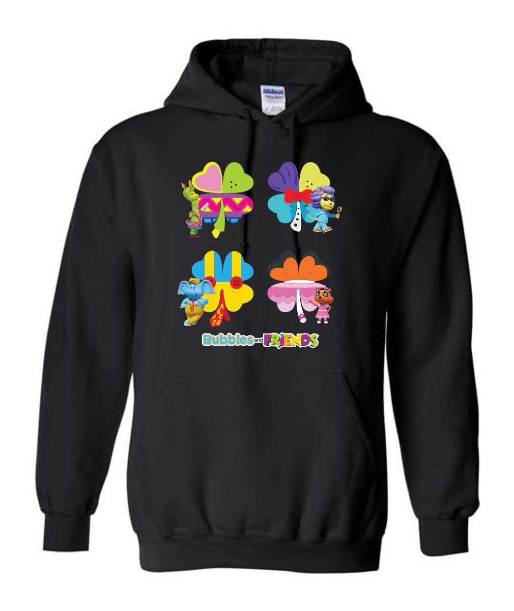 Bubbles & Friends St. Patricks FRIENDS Unisex Pullover Hoodie