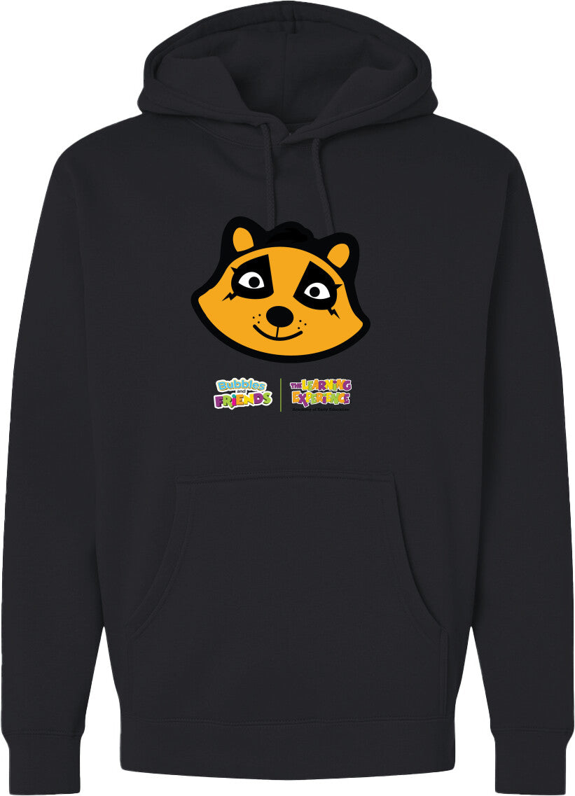 Bubbles & Friends- Friends from Happyville 'Penny Polite' Midweight Hooded Sweatshirt- Unisex