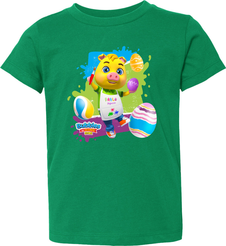 Bubbles & Friends Easter Pablo Toddler T-Shirt
