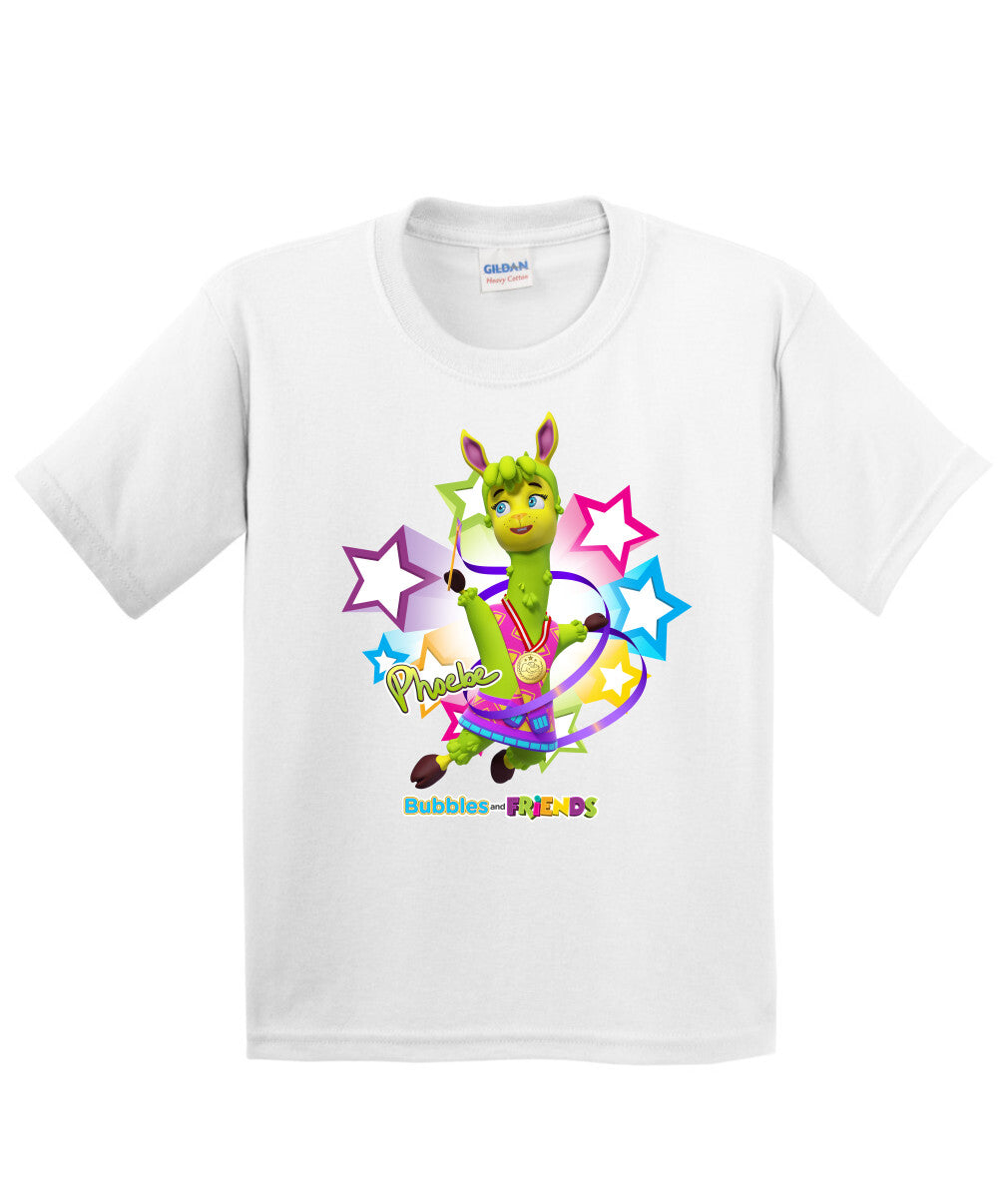 Bubbles and Friends - Summer Games Collection Gymnastics Phoebe Children T-Shirt