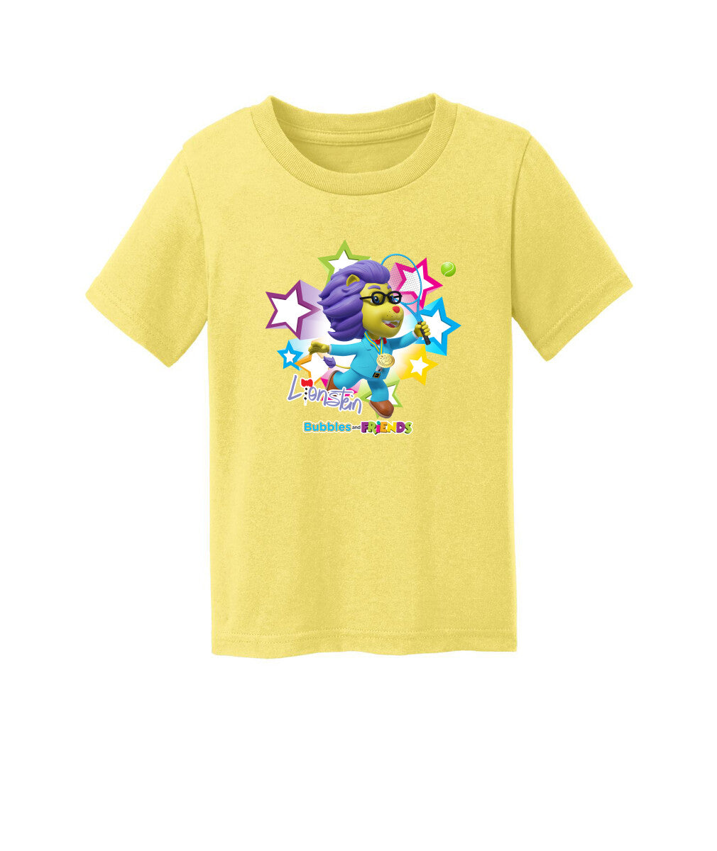 Bubbles and Friends - Summer Games Collection Tennis Lionstein Children T-Shirt