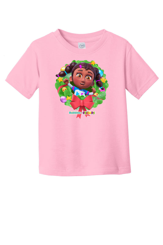 Bubbles & Friends Holiday Toddler T-Shirt - Izzy