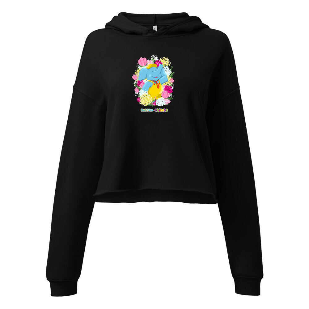 Bubbles & Friends Mothers Day Flowers Women's Cropped Sweatshirt