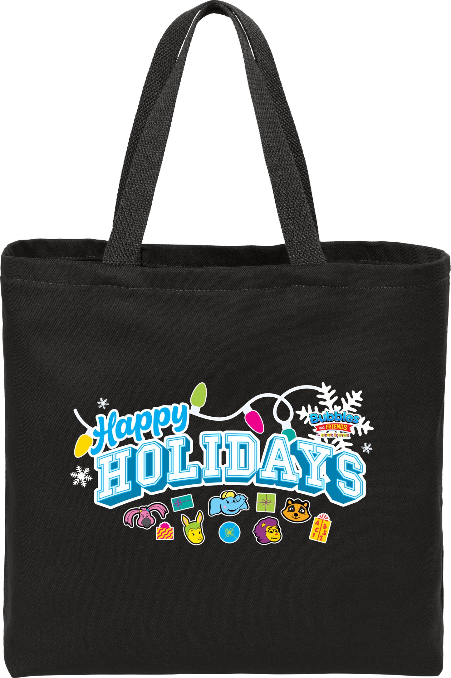 Bubbles & Friends Holiday  Twill  Tote