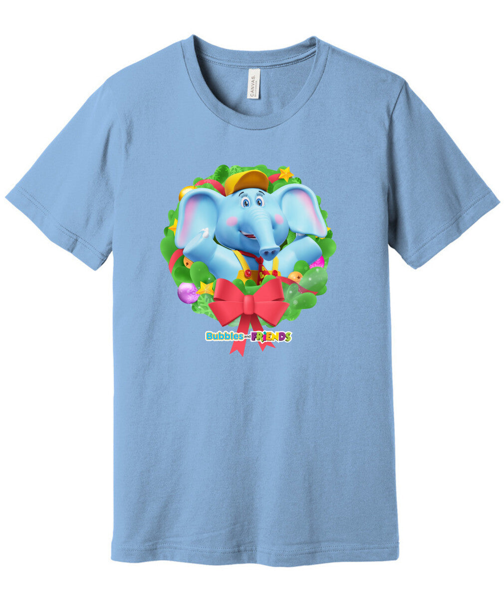 Bubbles & Friends Holiday Adult T-Shirt- Bubbles