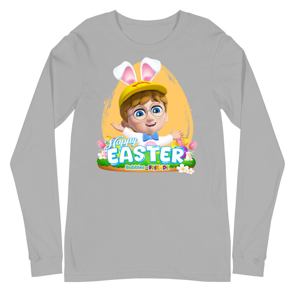 Bubbles & Friends Easter Braden Unisex Long Sleeve Tee