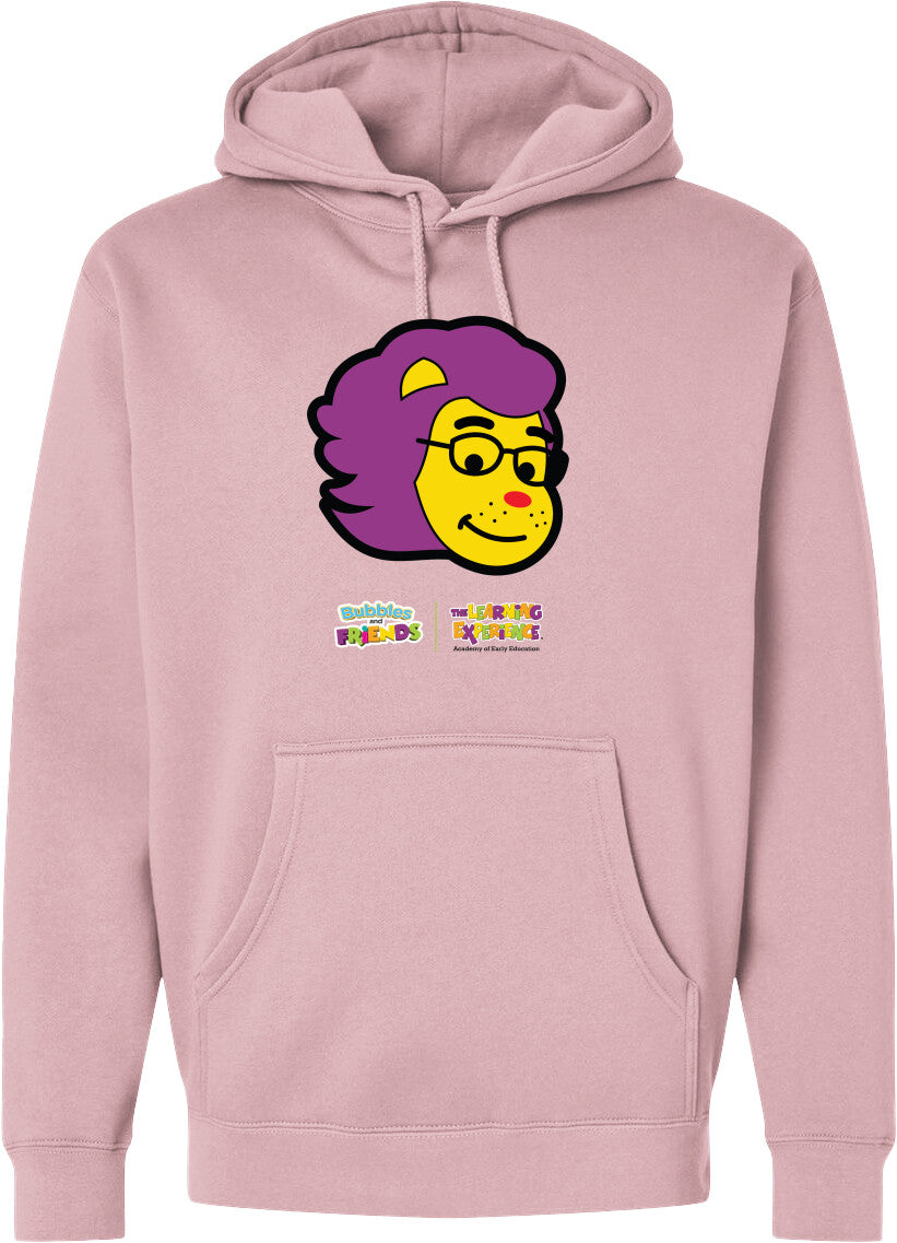 Bubbles & Friends- Friends from Happyville 'Lionstein' Midweight Hooded Sweatshirt- Unisex
