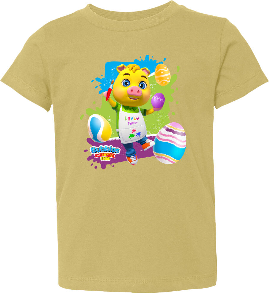 Bubbles & Friends Easter Pablo Toddler T-Shirt