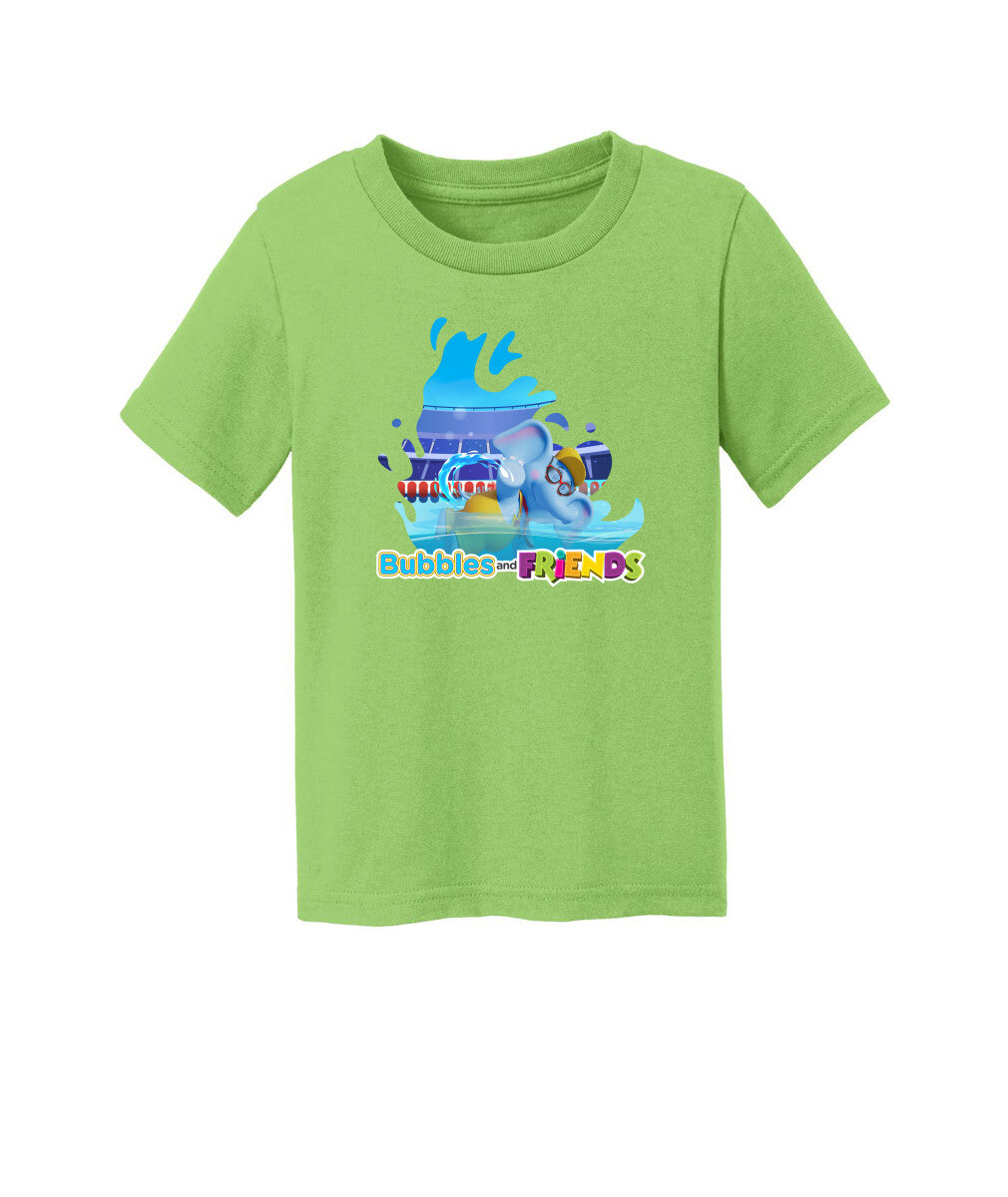 Bubbles and Friends - Summer Games Collection Bubbles Swim Toddler T-Shirt