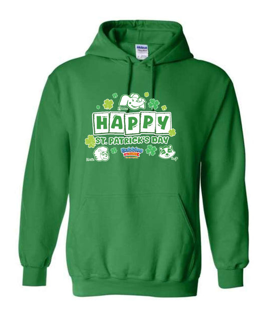 Bubbles & Friends Happy St. Patrick's Day Heavy Blend Hooded Sweatshirt