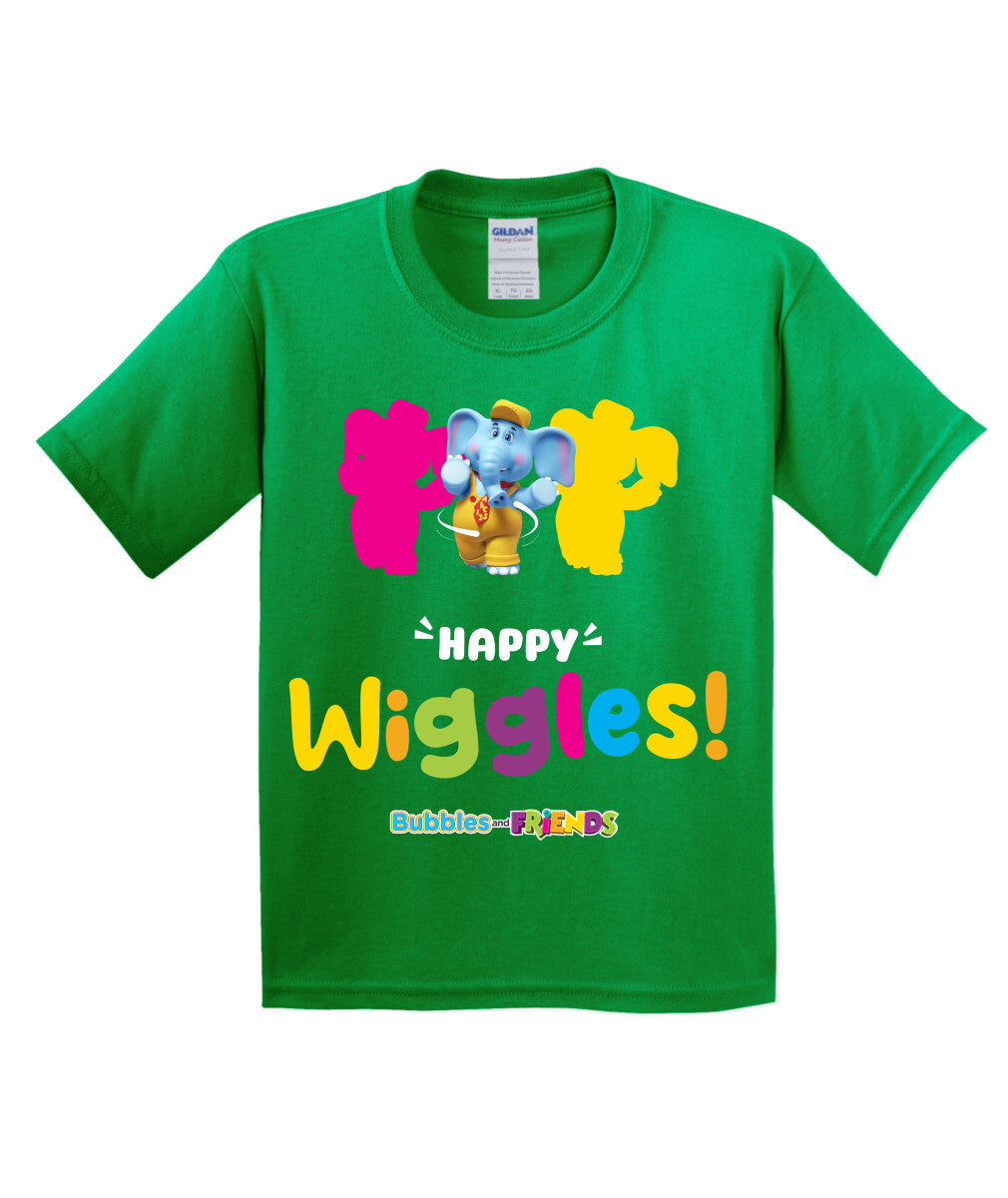 Bubbles and Friends – Happy Dance Collection Happy Wiggles Children T-Shirt