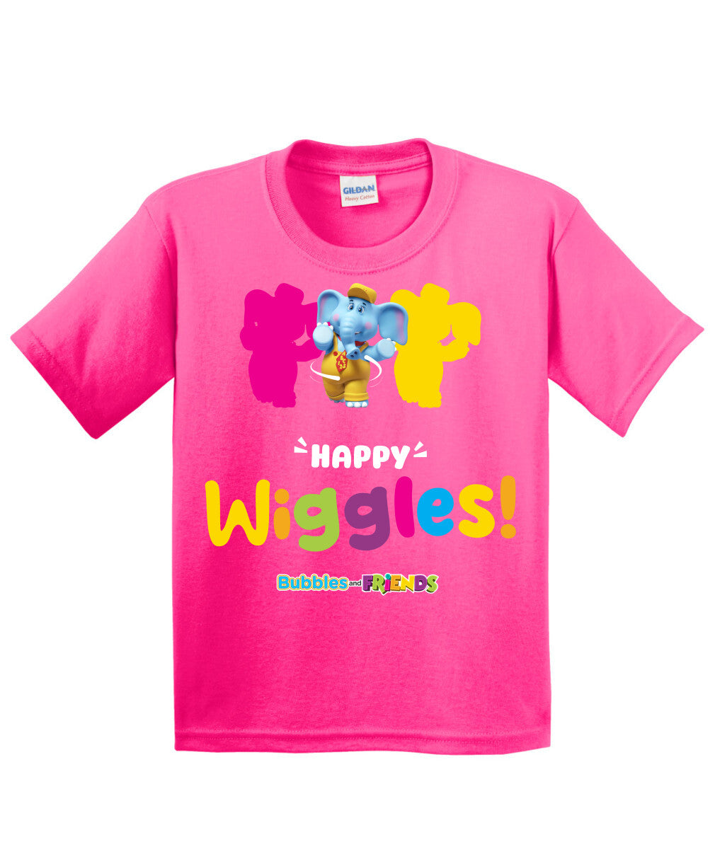 Bubbles and Friends – Happy Dance Collection Happy Wiggles Children T-Shirt