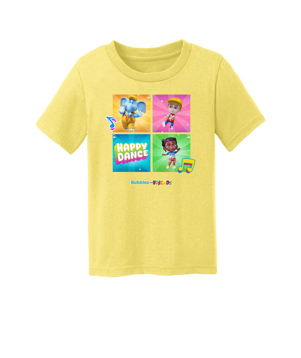 Bubbles and Friends – Happy Dance Collection Happy Team Toddler T-Shirt