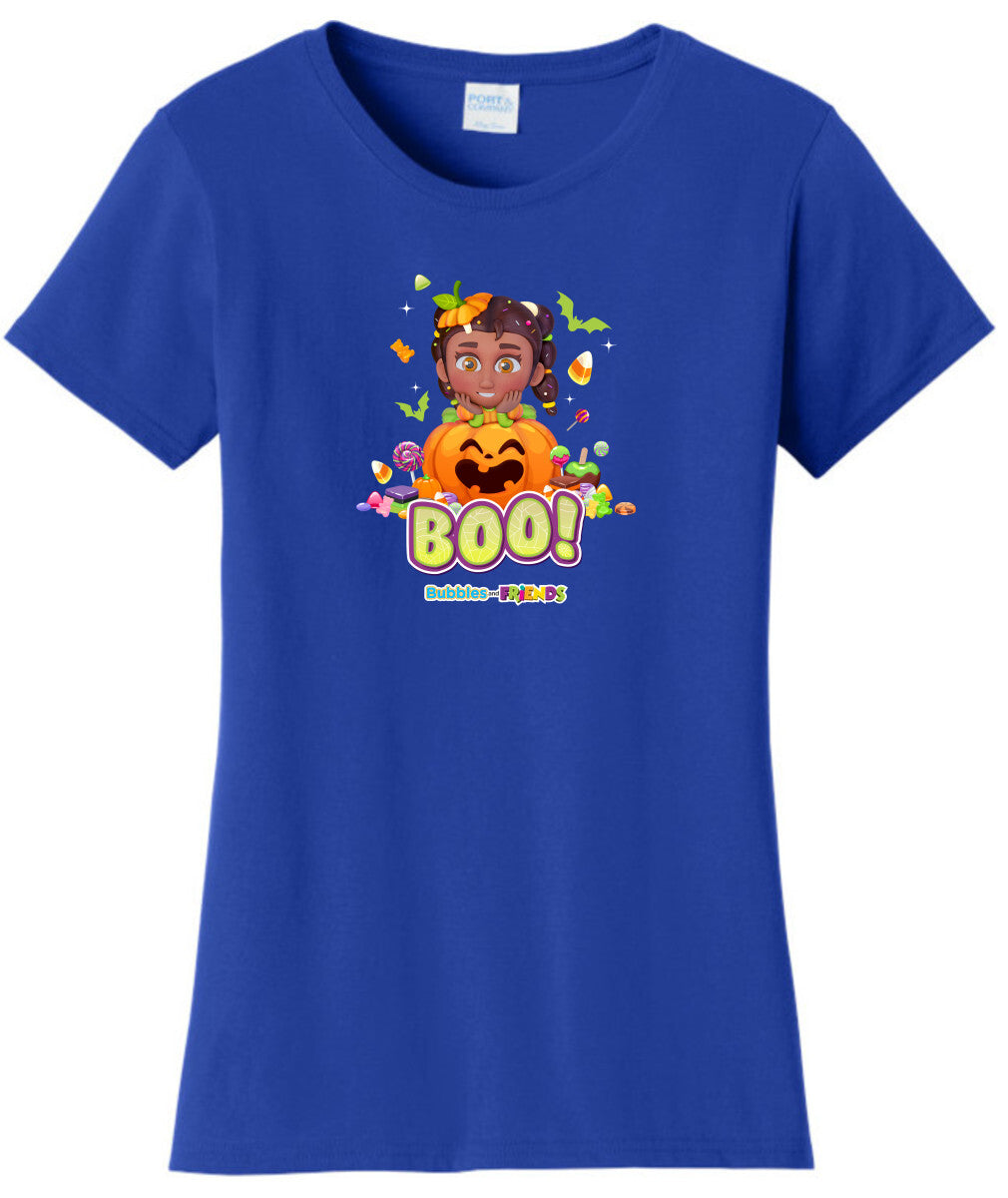 Bubbles and Friends - Halloween Collection Izzi Womens T-Shirt