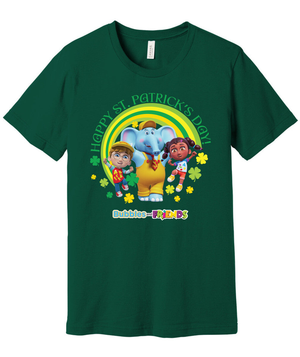 Bubbles & Friends Happy St. Patricks Day Unisex Tee