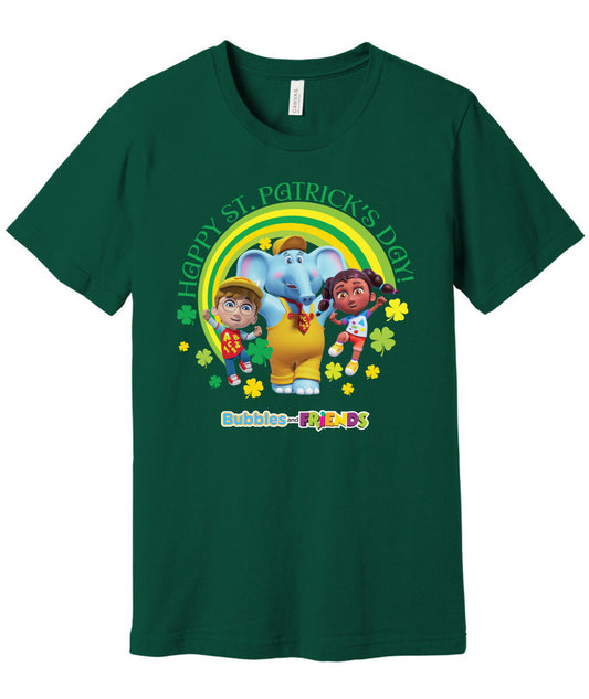 Bubbles & Friends Happy St. Patricks Day Unisex Tee