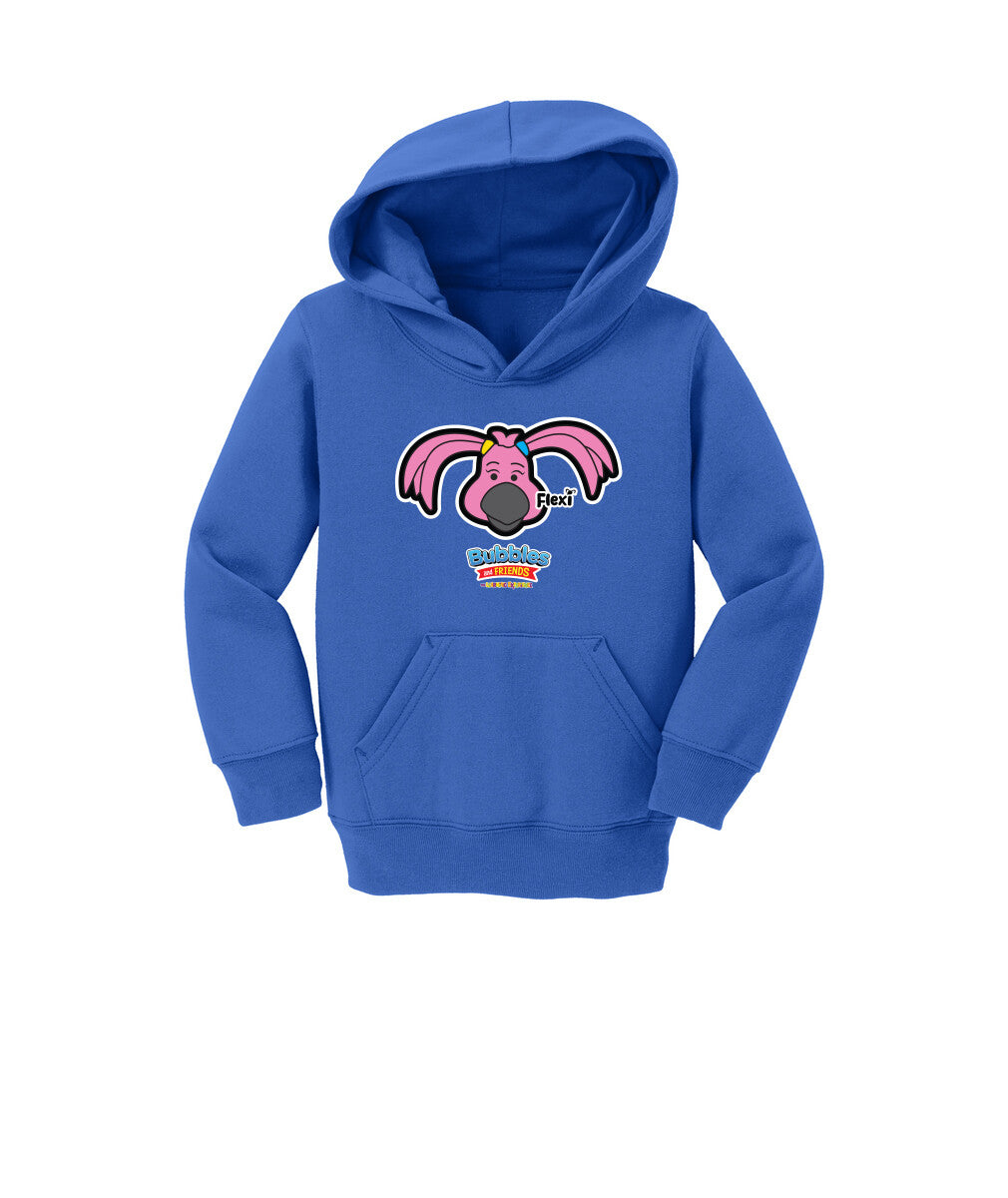 Bubbles & Friends- Friends from Happyville 'Flexi' Toddler Fleece Pullover Hoodie