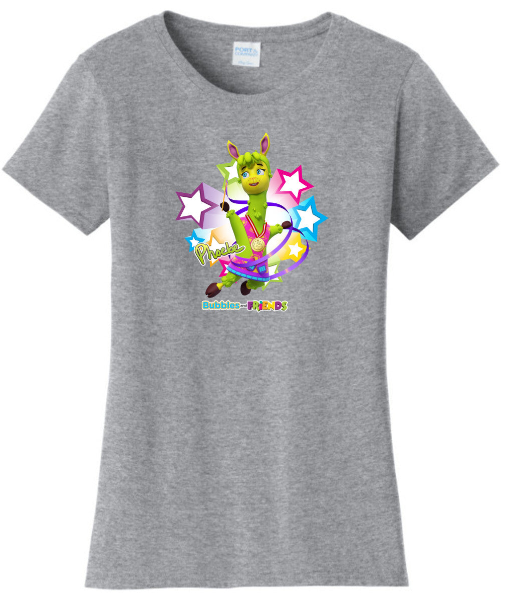 Bubbles and Friends - Summer Games Collection Gymnastics Phoebe Women T-Shirt