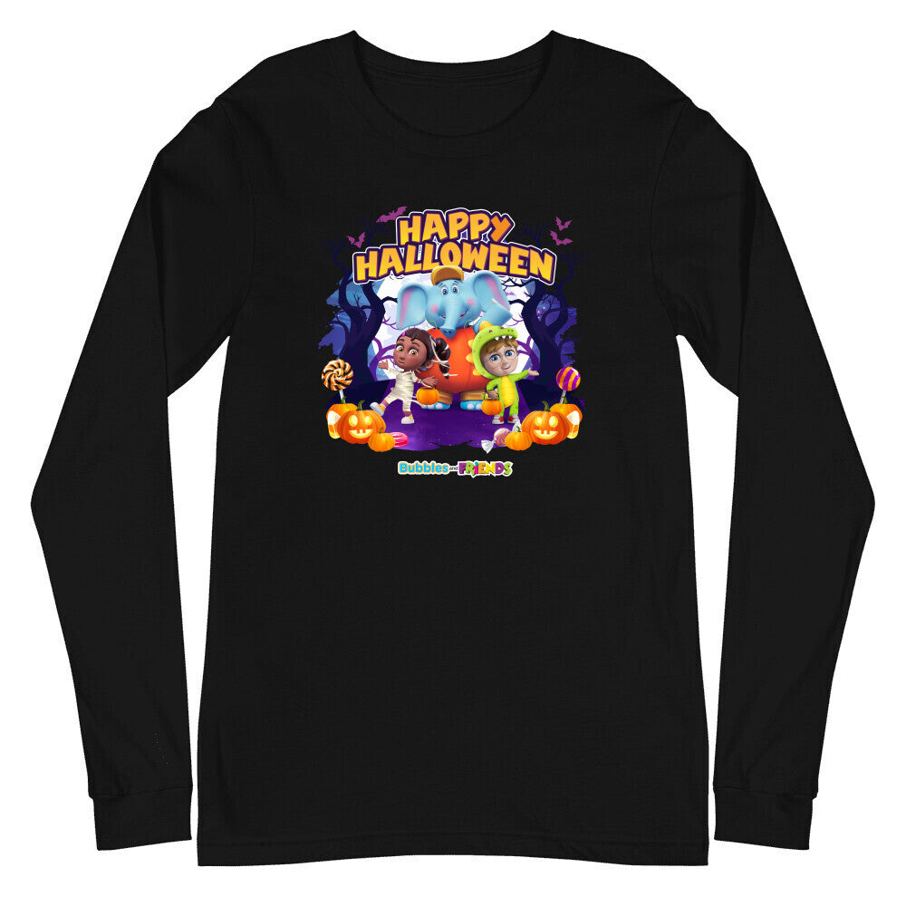 Bubbles and Friends - Halloween Collection Team Adult Longsleeve T-Shirt