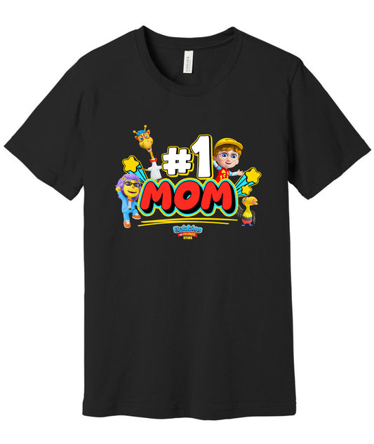 Bubbles & Friends Mother's Day I love Mom Unisex Jersey Short Sleeve Tee