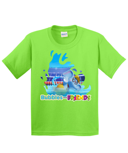 Bubbles and Friends - Summer Games Collection Bubbles Swim Children T-Shirt